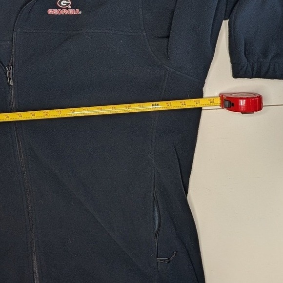 Columbia Full Zip Fleece Jacket Georgia Bulldogs Mens XXL Black Full Zip - Picture 7 of 8